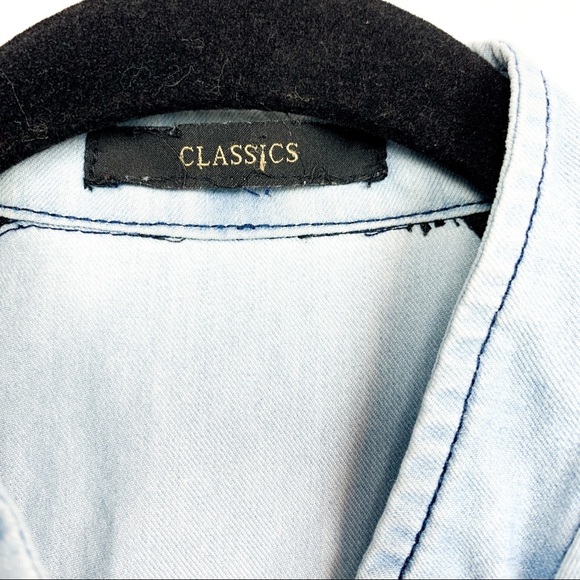 Classics Made in Italy Denim Ladies Top - Picture 3 of 14